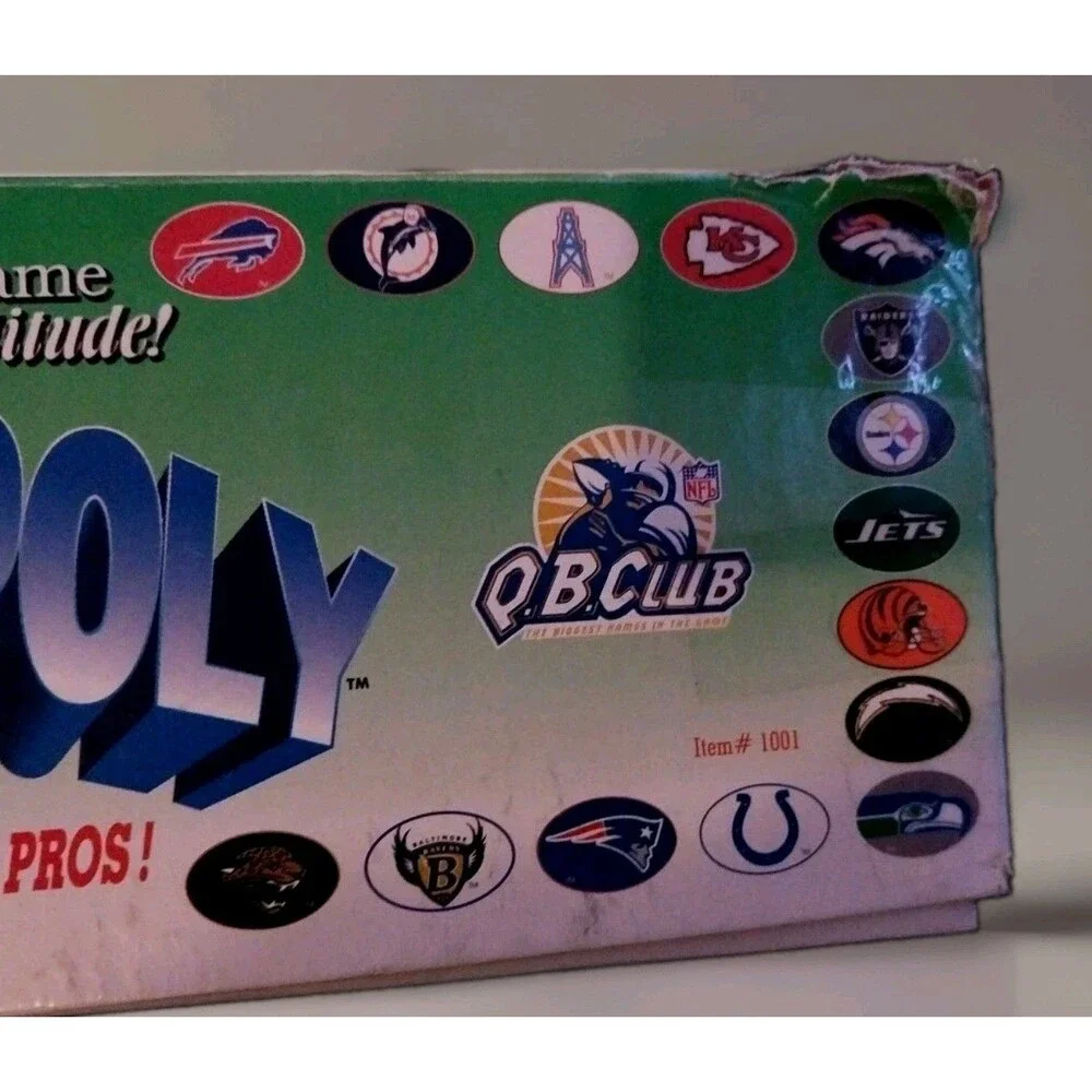 Vintage 1994 NFL-Opoly Board Game TDC Games Football Sports Complete